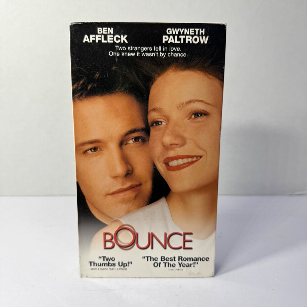 Bounce VHS Movie Ben Affleck Gwyneth Paltrow Miramax Romance Drama 2001‎ Vintage